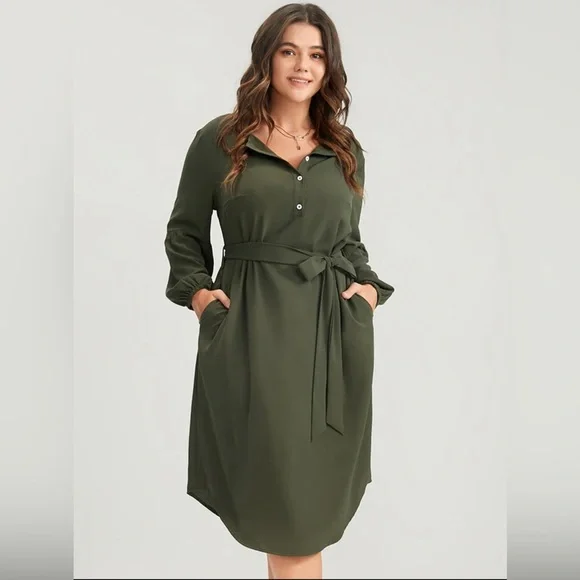 green lantern sleeve dress Plus Lantern Sleeves Layered Ruffle Hem Chiffon Party Dress Green / 3XL